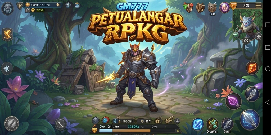 Tampilan menakjubkan dari gameplay RPG yang mendebarkan di GM777.