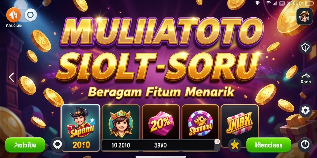 Screenshot gameplay <strong>MULIATOTO</strong> yang menunjukkan mesin slot yang menarik.
