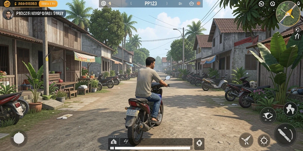 Gameplay PP123 dengan interaksi sosial yang menarik.