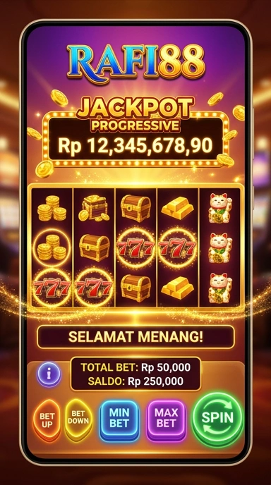 Tampilan aplikasi rafi88 dengan berbagai pilihan APK.